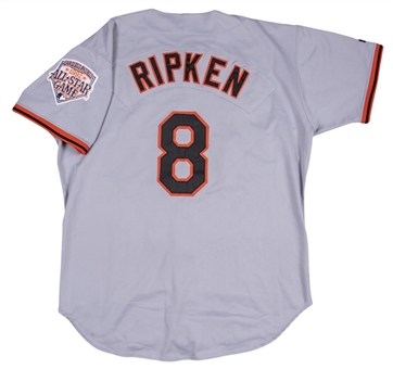 1992 Cal Ripken Jr. Baltimore Orioles All-Star Game Used Road Jersey (Ripken LOA)